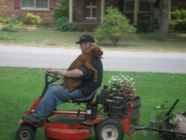 Xan-man the yard man!