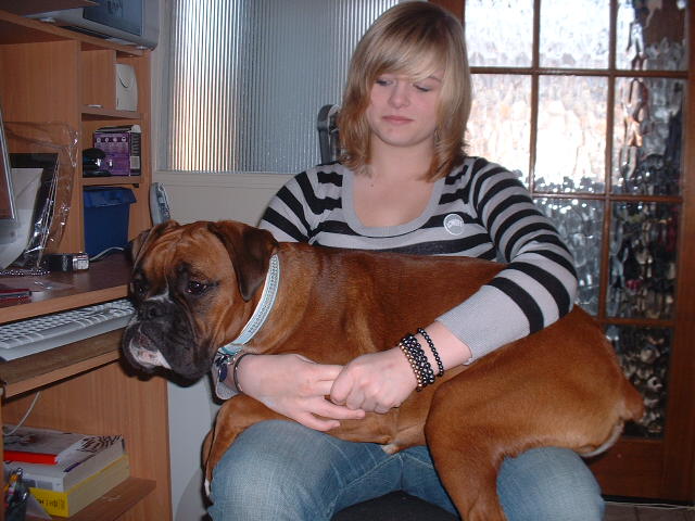 Zeb's in his favourite spot